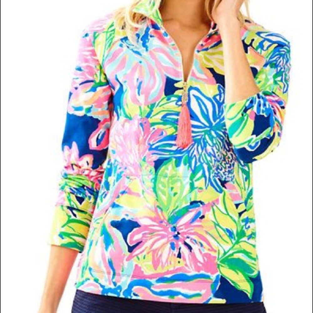Lilly Pulitzer travelers palm popover size XS